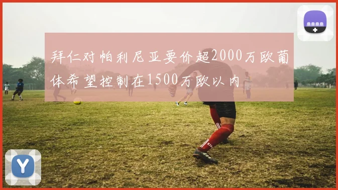 拜仁对帕利尼亚要价超2000万欧葡体希望控制在1500万欧以内